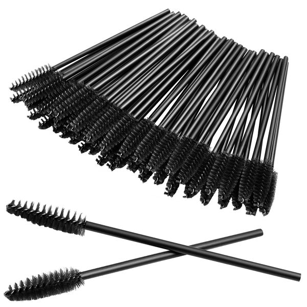 Nouvelle bonne qualité jetable 50-100 - 200Pcs - Pack cils cils pinceau de maquillage mini baguettes de mascara brosse outil d'extension de cils [