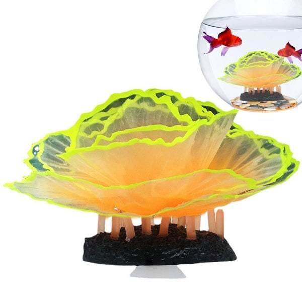 Silicone Coral Plant Decorations Silicone Plant Decorations For Fish Tank Silicone Aquarium Ornament Simulation Fish Tank Plants
