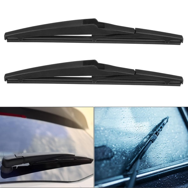 10" 10" Car Rear Windshield Wiper Blade Fit for Jeep Compass,for Toyota IQ-Prius-Rav4- Pack of 2 Black