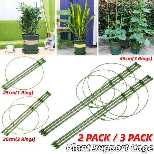 2 PACK-3 PACK Plant Support Holder Cage Garden Trellis Flowers Tomato Stand Plant Growth Climbing Rack Gardening Tools