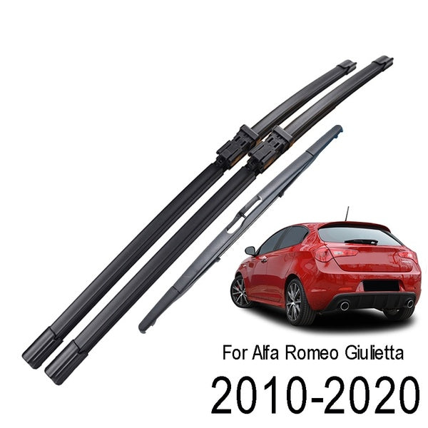Xukey 3Pcs-set Front Rear Tailgate Windscreen Wiper Blades Set For Alfa Romeo Giulietta 940 Hatchback 2010 - 2020 2019 2018 2017