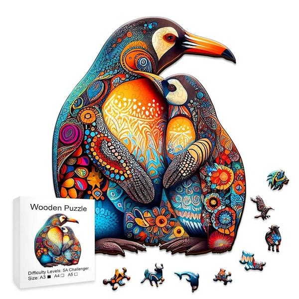 Adult Animal Wooden Puzzle Peacock Wooden Puzzle Box Puzzle Gift Children Adult Educational Toys Jigsaw Puzzle Juguetes Niña