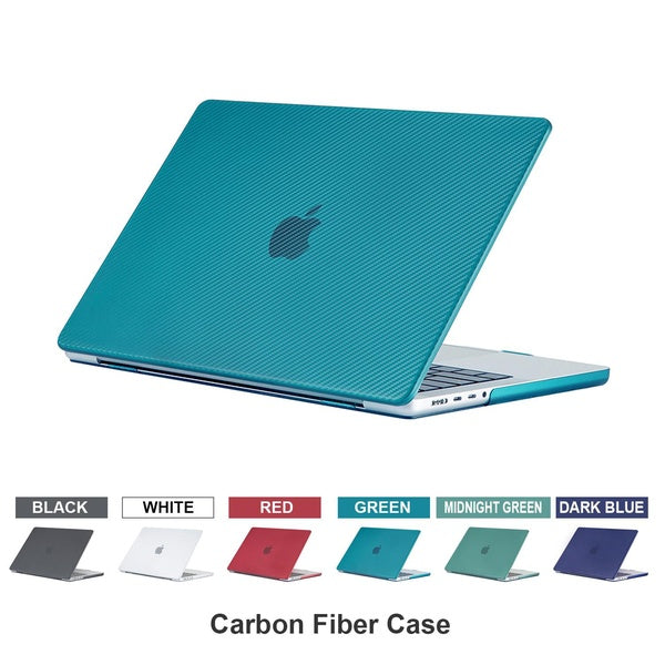 Carbon Fiber Laptop Case For Macbook double sided ganned shell MacBook Hard Cover Compatible with MacBook 13.6 Air (A2681) M2 2022 Air 11-13 13.3 14.