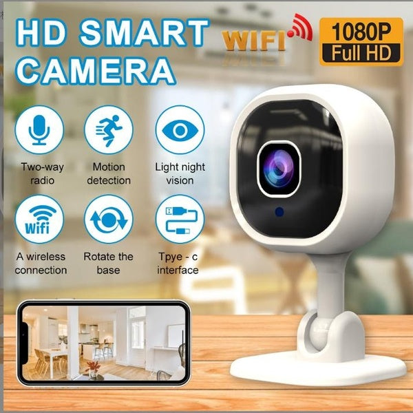 HD 1080P Wireless WiFi Camera Night Vision Smart Camcorder Two-way Audio Intercom Camera Baby Safety Monitor Home IP Camera