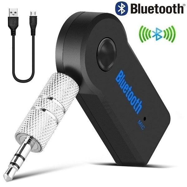 Wireless Bluetooth 3.5mm AUX Audio Stereo Music Home Car Receiver Adapter Mic Bluetooth Receiver 3.5mm Wireless Car Bluetooth Adaptor Aux Car Audio R