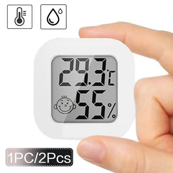 1PC-2Pcs High Precision Digital LCD Thermometer and Hygrometer Indoor Mini Household Temperature Sensor Household Hygrometer Gauge