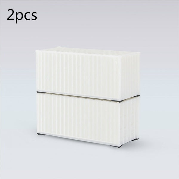 2Pcs Ho Scale Model Container Miniature Transportation Tool Accessories Shipping Freight Toy Decoration Model Train Railway Layout Matron Inn