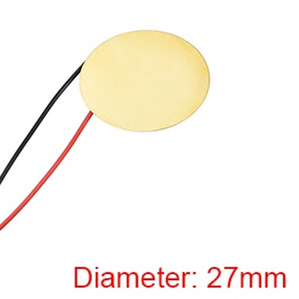 5 pièces disques piézoélectriques 27mm capteur de ramassage acoustique Microphone déclencheur Buzzer guitare à tambour