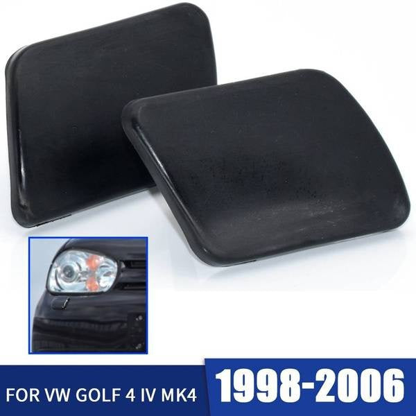 2pcs-Pair Left-Right Side Front Bumper Headlight Washer Nozzle Cover Cap For VW Golf 4 IV Mk4 1997 1999 2000 2001 2002 - 2006
