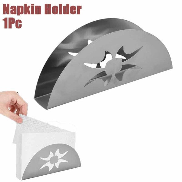 Metal Hollow Out Design Hotels Restaurants Napkin Paper Holder Box Case