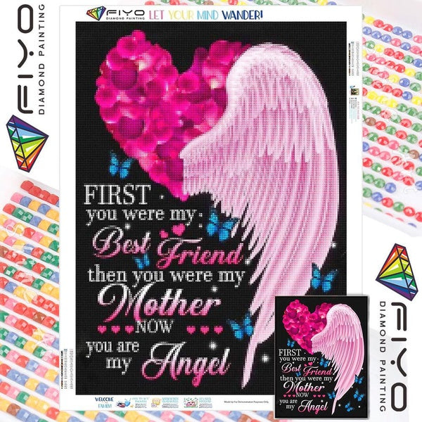 Word DIY 5D Diamond Painting Full Drill with Number Kits Home and Kitchen Fashion Cross Stitch Embroidery Paintings Canvas Pictures Wall Decoration G