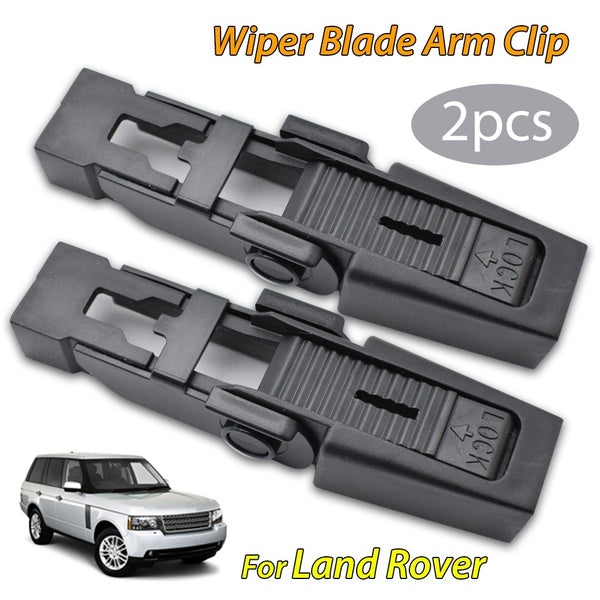 Xukey 2Pcs Front Wiper Arm Blade Retaining Clip For Land Rover Discovery 2 Td5 1998 - 2004 Range Rover L322 2002 - 2012 OE# DKW100020