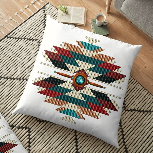 Southwest Native American Sunburst Decoration Pillow Case Sofa Waist Throw Cushion Cover Home Decor