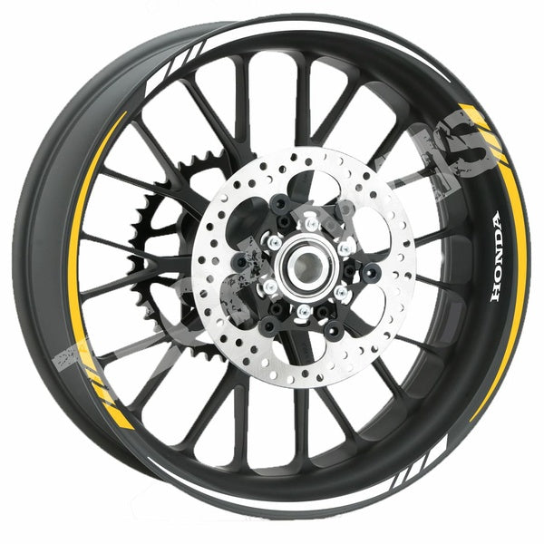 Adesivo Refletivo de roda orbital friso faixa fita adesiva reflexiva moto honda universal todas decal sticker reflective wheel