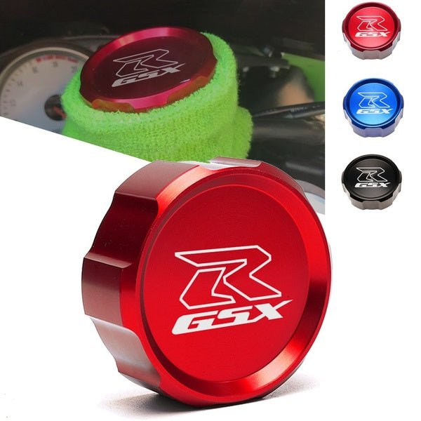 For Suzuki GSX-R 600 GSX-R 750 GSX-R1000 GSXR 600 750 1000 Motorcycle CNC Aluminum Front Brake Fluid Reservoir Cap Cylinder cover