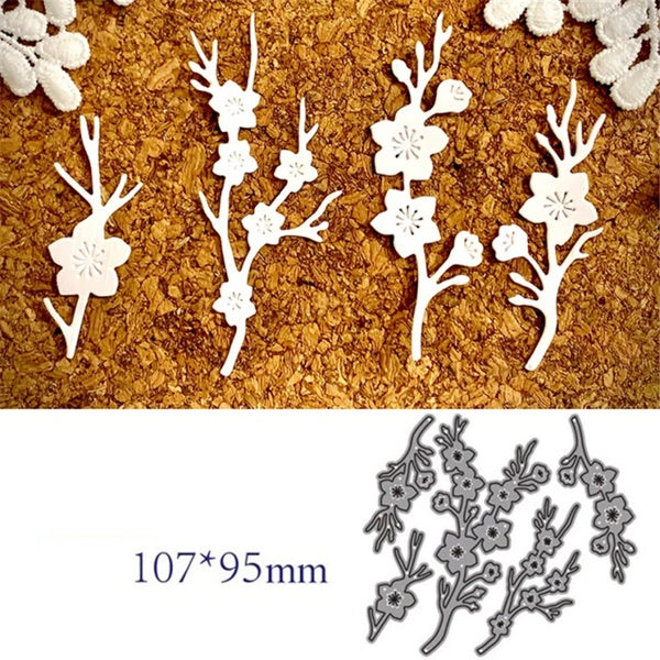 Branch Flower Metal Cutting Dies Cut Die Decoration Scrapbooking Album Paper DIY Card Craft Embossing Die Cuts