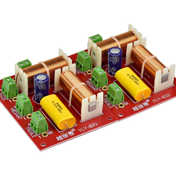 2 pcs 200 W 3 Voies Audio Haut-Parleur Crossover Aigus + Médium + Basse Indépendant Crossover Haut-parleurs Filtre Fréquence Diviseur Voiture modific