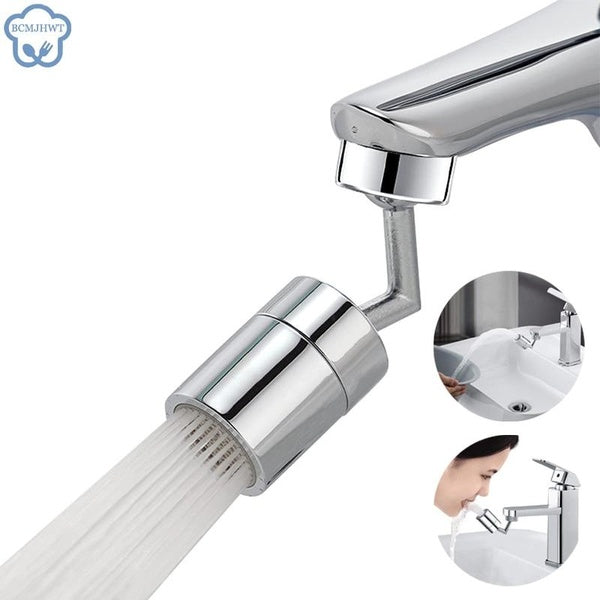 Universal 360° Rotate Kitchen Faucet Extender Aerator Plastic Splash Filter Single Mode Water Outlet Kitchen Items Home Gadgets