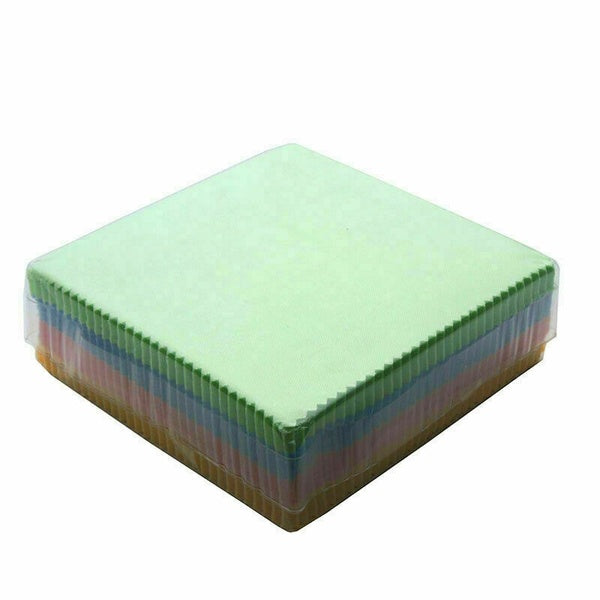 100 x Microfiber Cleaner Cleaning Cloth For Phone Screen Camera Lens Eye Glasses