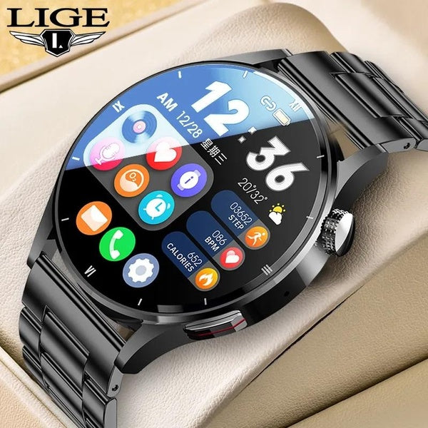 LIGE nouveau pour Huawei montre GT3 Pro AMOLED montre intelligente hommes cadran personnalisé réponse appel Sport Fitness Tracker hommes étanche Smar