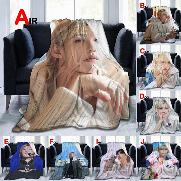 Stray Kids Felix Blankets Sofa Bed Blanket Super Soft Warm Throw Blanket Flannel Blanket