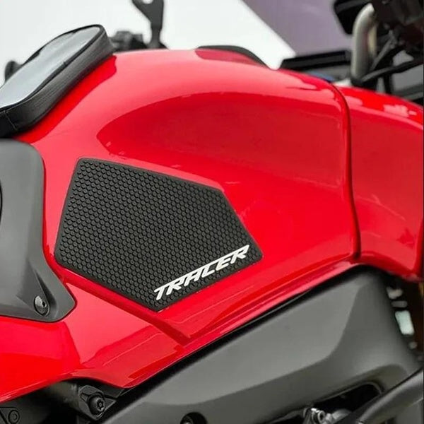 Black Motorcycle Fuel Gas Tank Traction Side Pad Guard Protector Stickers Decals Grips Knees Protector Set for YAMAHA Tracer 9 - GT RN70 2021 2022 20
