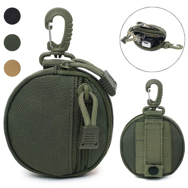 Nouveau tactique EDC sac clé portefeuille porte-carte hommes porte-monnaie porte-clés poche à fermeture éclair sac extérieur tactique Camping accesso