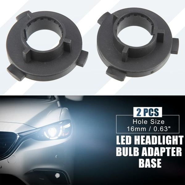 X AUTOHAUX H7 LED Headlight Bulb Holder Adapter Socket Base Holders Clip for Kia K3 K4 K5 Sorento Sportage R Coupe for Hyundai Tucson Grand Santa Fe