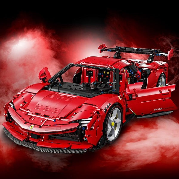 New 4260pcs Super Racing Sport Car Model Building Block Brick Educational Assembly Toy Children Boy Gift