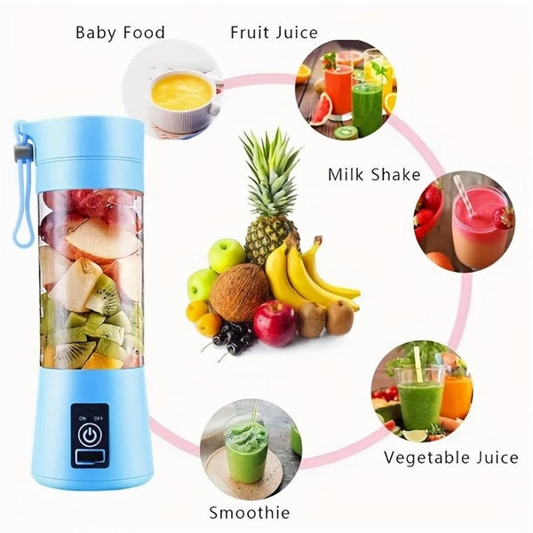1PC 380ML Mini Electric Press-portable Electric Fruit Juice Fruit Vegetable Blender USB Charging Press-electric Citrus Fruit Juicer Machine Blenders