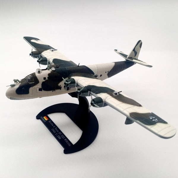1: 200 Scale Alloy Diecast Military Model Germany Bv 222 Wiking Flying Boat Aircraft Model Plane Toy For Collection Souvenir Gift Home Office Decorat