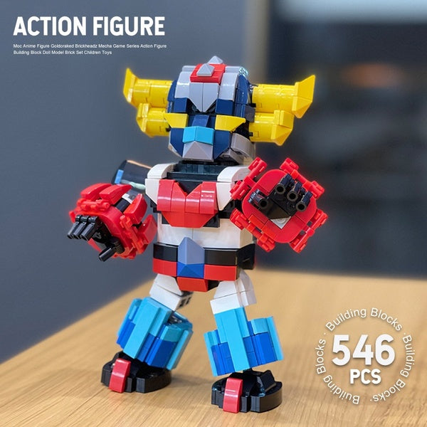 Buildmoc Movie Creative Robot Figures Robots 546PCS Bricks MOC Model Building Blocks Toys for Children Superheroes Toy Kids Gift