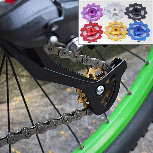 11T Ultralight MTB Aluminum Alloy Bike Bearing Jockey Wheel Rear Pulleys Outdoor Bicycle Parts