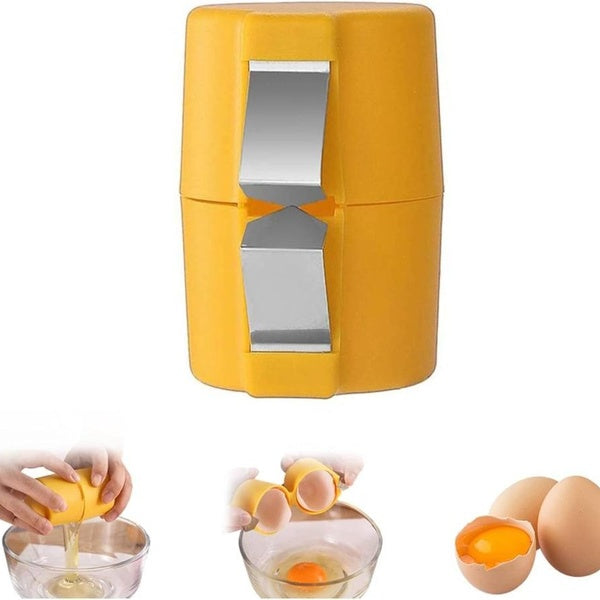 Egg Shell Opener Egg Peeler Separator Handheld Tool Stainless Steel Eggshell Breaker Cutter Kitchen Gadgets