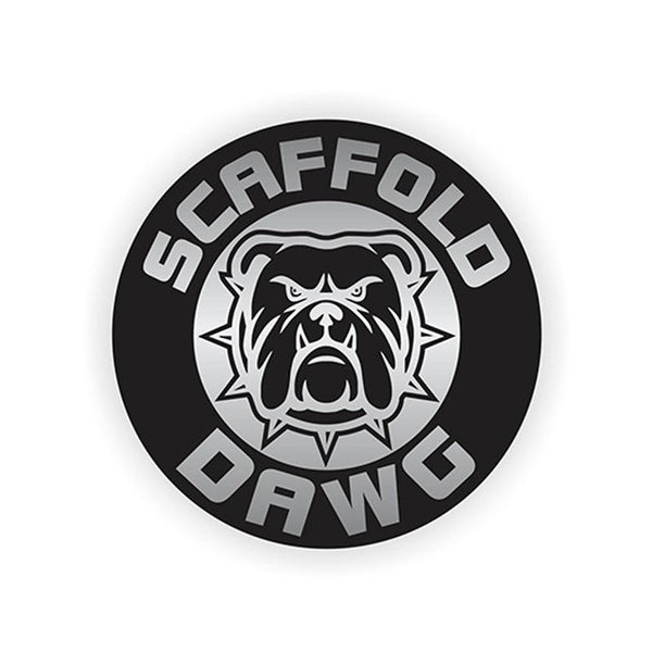 2X Scaffold Dawg Hard Hat Sticker Helmet Decal Label Scaffolding Builder Dog Sticker Car Styling