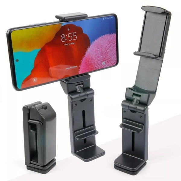 Universal 360° Rotation Airplane Flight Phone Holder Clip Car Mount Desk Train Seat Cellphone Stand Support Foldable Travel Sport Phone Holders 1-2-3