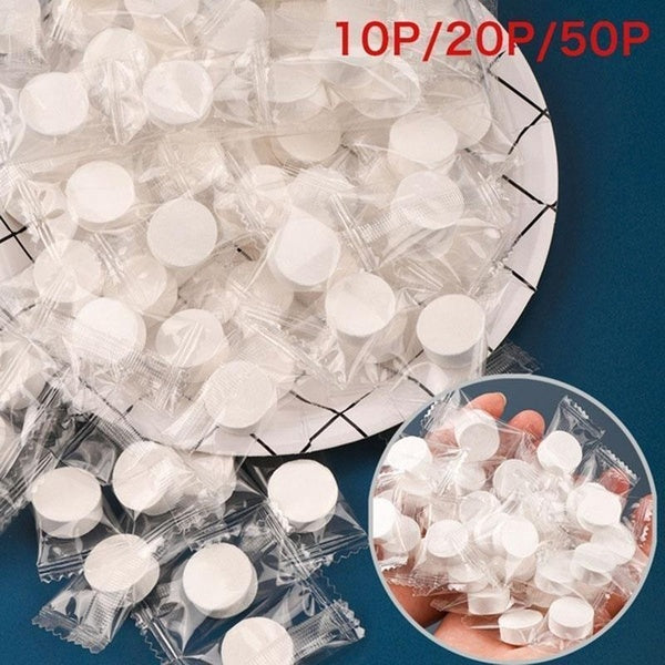 Nonwoven Compressed Disposable Face Towel Convenient Camping Picnic Travel Towels