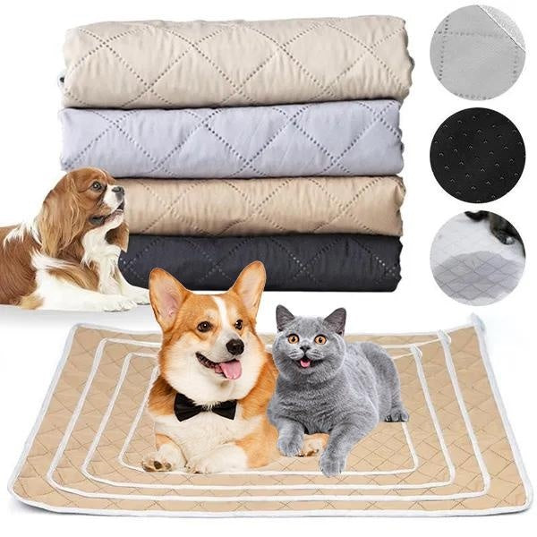 1pc Pet Pee Mat, Reusable Quick-drying and Washable Pet Training Pad, Soft and Comfortable Breathable Cat Bed Waterproof Pet Car Seat Cover Pet Sleep