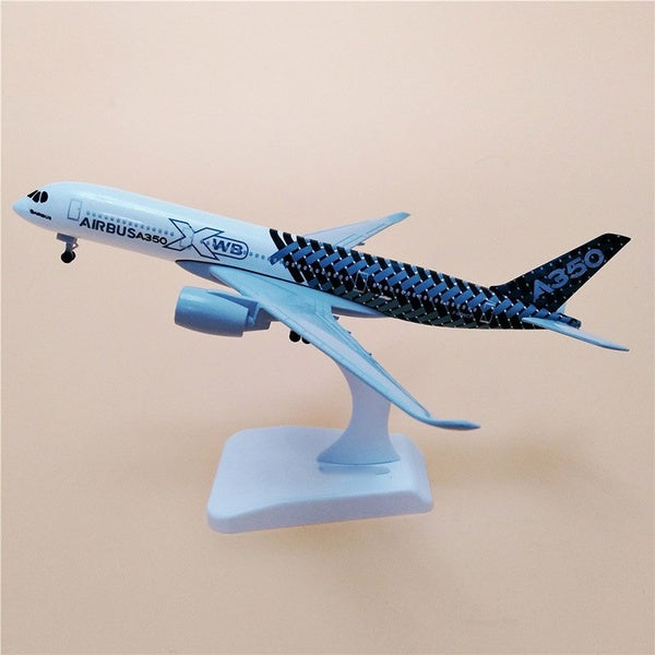1:350 Scale 20cm Aircraft Model Alloy Plane Diecast Airplane Airbus A350 XWB Prototype for Gift Collection Home Office Decoration