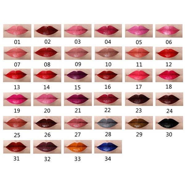 Health & Beauty Brand Makeup Lipstick Matte Lipstick Brown Nude Black Color Liquid Lipstick Lip Gloss Matte Batom Matte Maquiagem