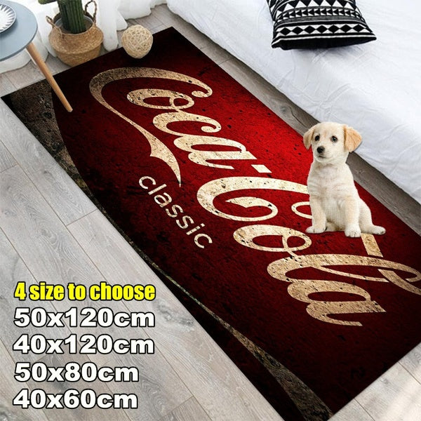 Classic Printed Runner Rug Kitchen Carpet Living Room Retro Design Carpet Bedroom Anti-slip Absorbent Foot Mats Entrance Floor Mats Bathroom Door Mat