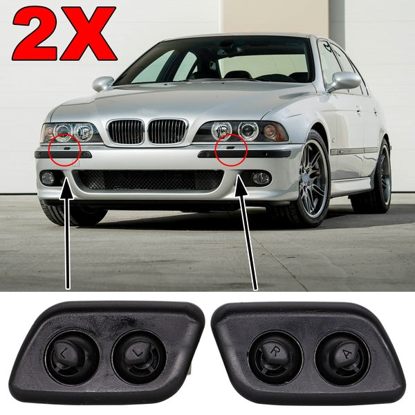 Xukey 2pcs-set Left Right Headlight Washer Nozzle For For BMW 5 Series E39 525i 525iT 528i 528iT 530i 540i 540iT M5 61678360662 61678360661