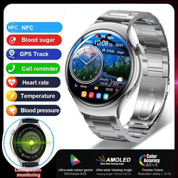 Montre connectée NFC Watch4 Mini AMOLED pour hommes, cadran personnalisé, réponse aux appels, Sport, Fitness, GPS, étanche, GT4 PRO, nouveauté 2024
