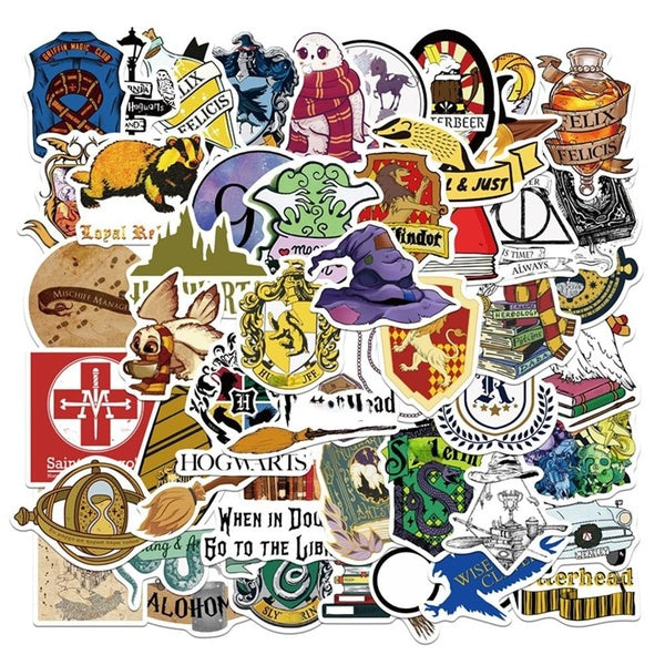 10-50pcs Amazing Magic Stickers Magical graffiti Stickers for DIY Luggage Laptop Skateboard Motorcycle Bicycle Sticker