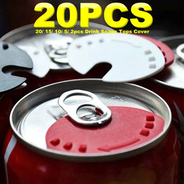 Nouveau 20-15-10-5-2PCS Boisson Can Couvercle Cap Soda Boisson Boisson Snaps Tops Couverture