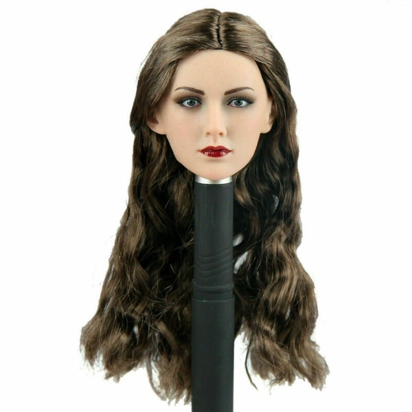 1:6 Scale Head Carved female Fit 12"Pale Skin Body doll action figure Collection