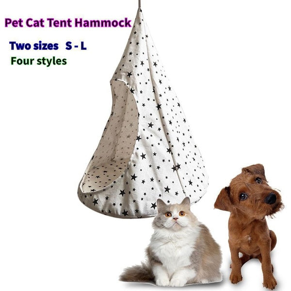 Pet Cat Tent Hammock Cat Washable Removable Hanging Conical Cat Hammock Pet Tent Creative Pet Supplies