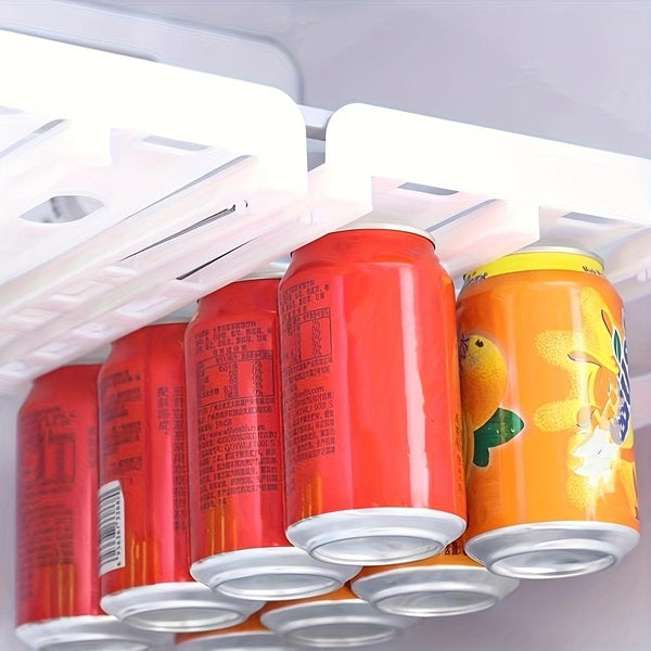 1pc Fridge Hanging Beverage Storage Rack Household Beer Cola Can Kitchen Organizer Hanging Storage Rack Max Load 5kg