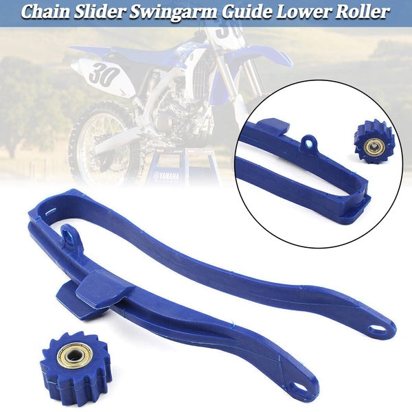 Motorcycle Swing Arm Chain Slider Guard & Roller Tensioner Guide For YAMAHA WR250F WR450F YZ250F YZ450F