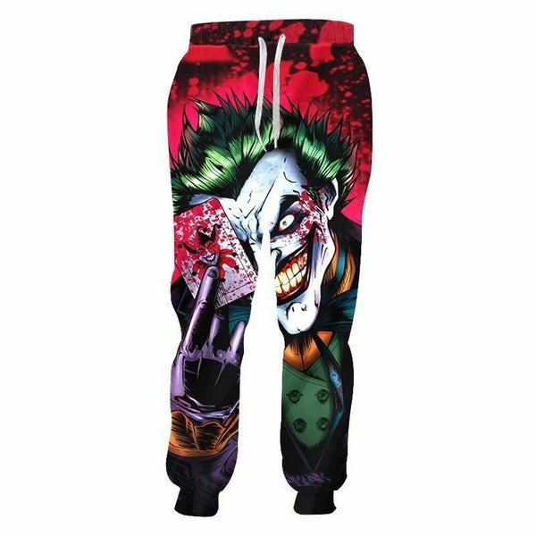 3D Print Joker Poker casual Pants MenWomen Jogger Trousers Fitness Sweatpants